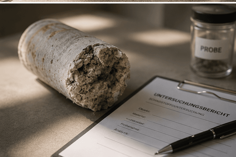 Untersuchungsbericht und Materialkern als Grundlage der Bewertung